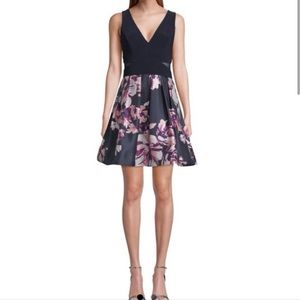 Xscape Fit-&-Flare Floral Dress Size 12 Like New